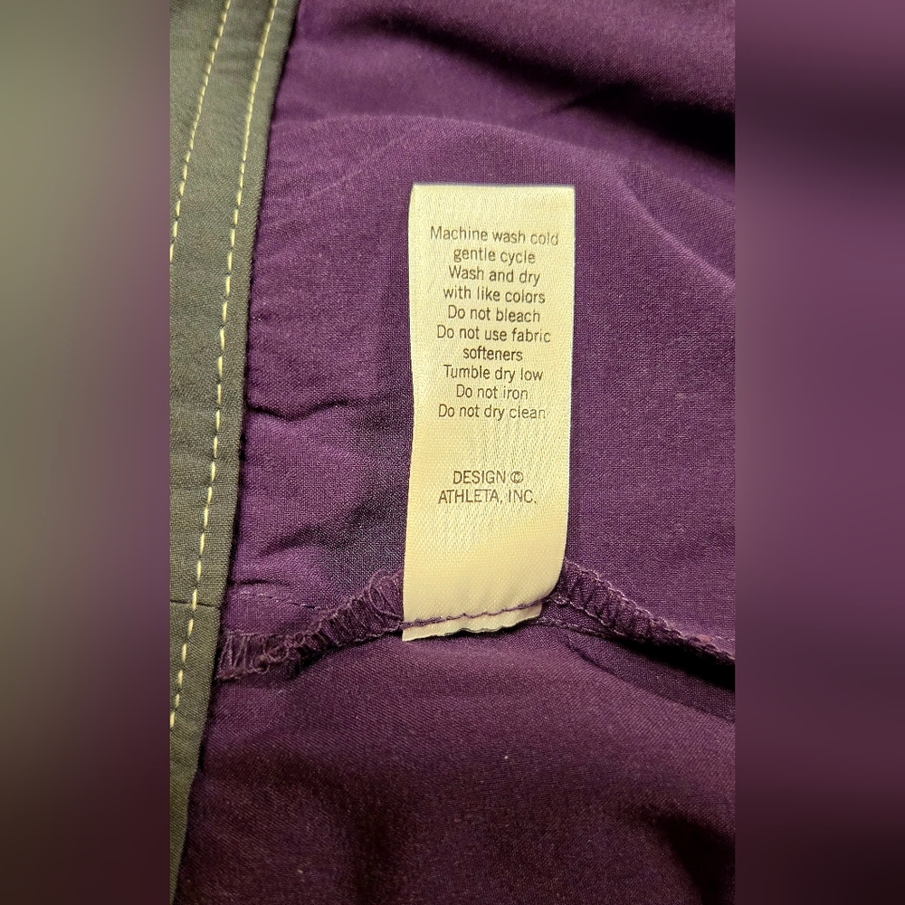 COPY - EUC Athleta A-Line Flared Whatever Skort Skirt in Dark Purple Size 12 - Picture 12 of 16